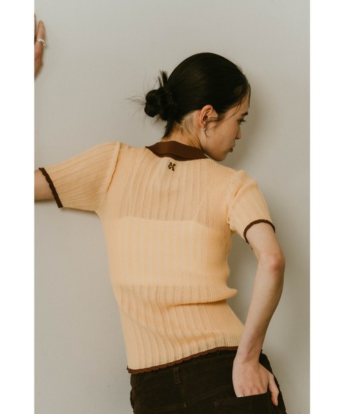 Knuth Marf ニット セーター sheer polo knit レディース