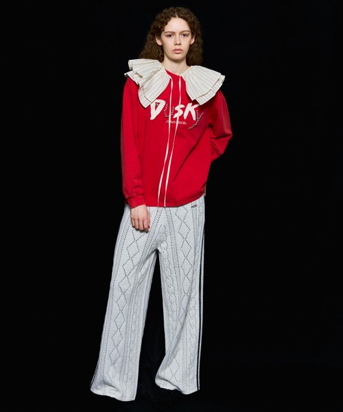 MAISON SPECIAL（メゾンスペシャル） パンツ Openwork Knitting Track