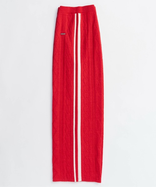 MAISON SPECIAL トラックマキシスカート　レッド　赤　ロング MAISON SPECIAL（メゾンスペシャル）の「Track Maxi Skirt/トラック