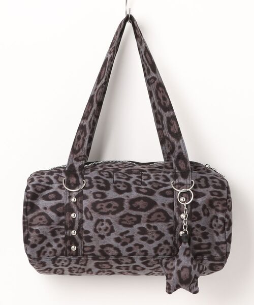 バッグ Black Leopard Large Boston Bag Y2K 00s florist（フローリスト） ハンドバッグ 「チャーム付」アソート柄 Y2K