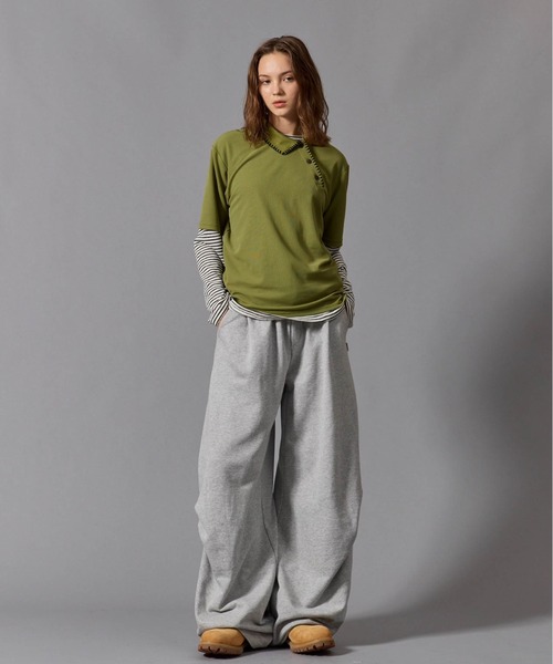 CIVVY. スウェットパンツ ジャージ Wide Balloon Sweatpants - ワイド