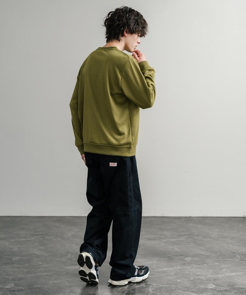 LOGOS（ロゴス） トレーナー スウェット 吸汗速乾 ルーズシルエット裏 