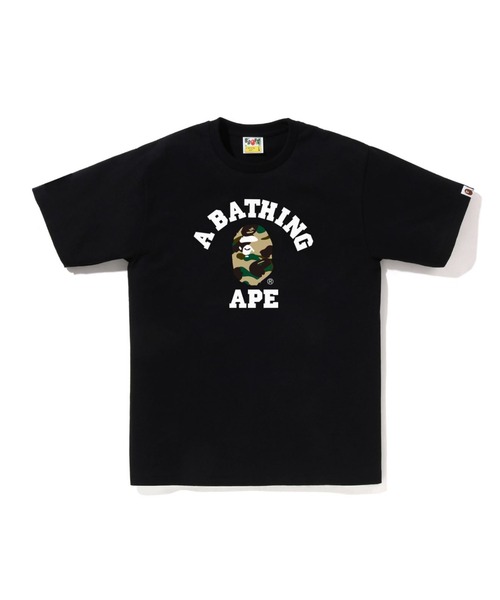 A BATHING APE（アベイシングエイプ） tシャツ 1ST CAMO COLLEGE TEE