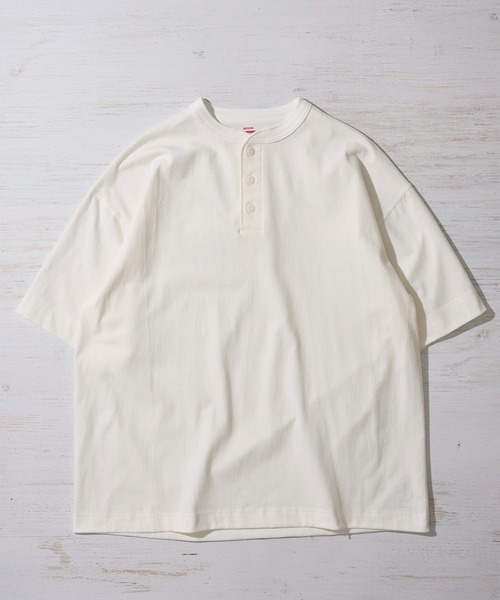 「Healthknit」 半袖Tシャツ LARGE ヘザーチャコール メンズ_画像2