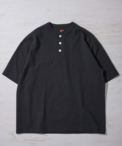 「Healthknit」 半袖Tシャツ LARGE ヘザーチャコール メンズ_画像4