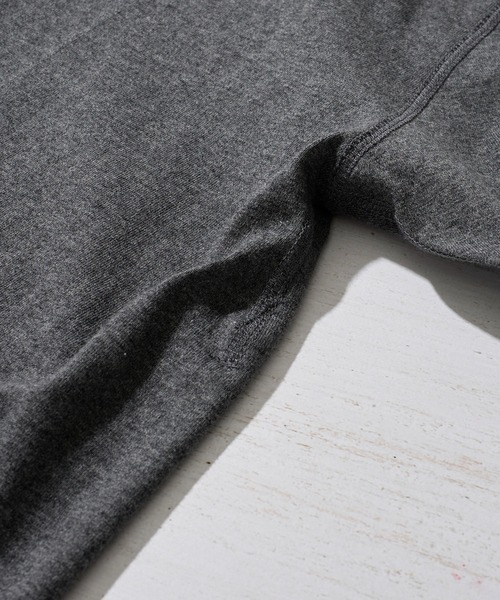 「Healthknit」 半袖Tシャツ LARGE ヘザーチャコール メンズ_画像9