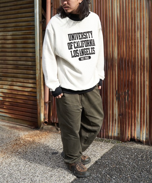 NO NEED（ノーニード） トレーナー スウェット カレッジトンプキンス