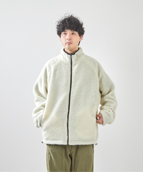 VIBGYOR ブルゾン アウター ナイロンボアリバーシブルブルゾン(CN