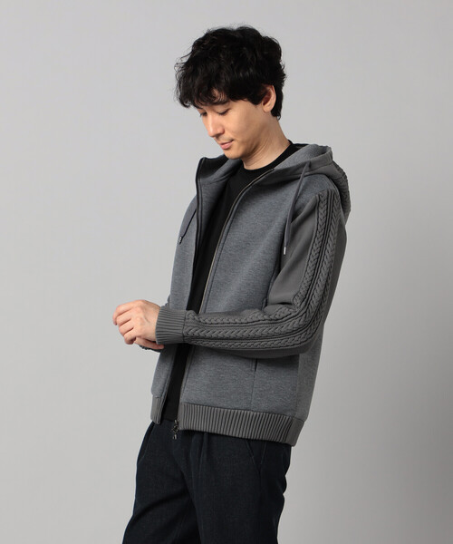 COMME CA MEN 古着 Used パーカー 中古・古着通販】COMME CA MEN (コムサ・メン) フリースジップパーカー