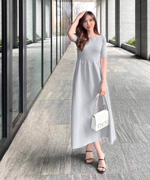 「KOBE LETTUCE」 半袖ワンピース S ブラック レディース_画像7