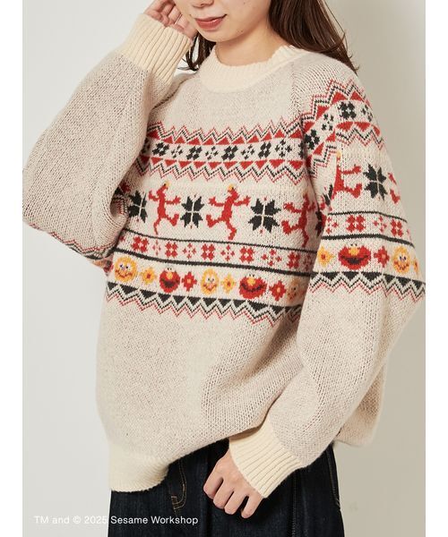 SESAME STREET（セサミストリート） ニット セーター 「UNISEX