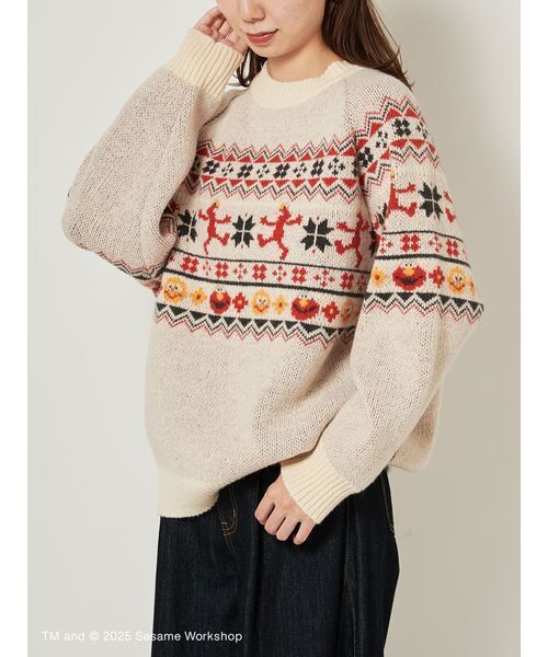 SESAME STREET（セサミストリート） ニット セーター 「UNISEX