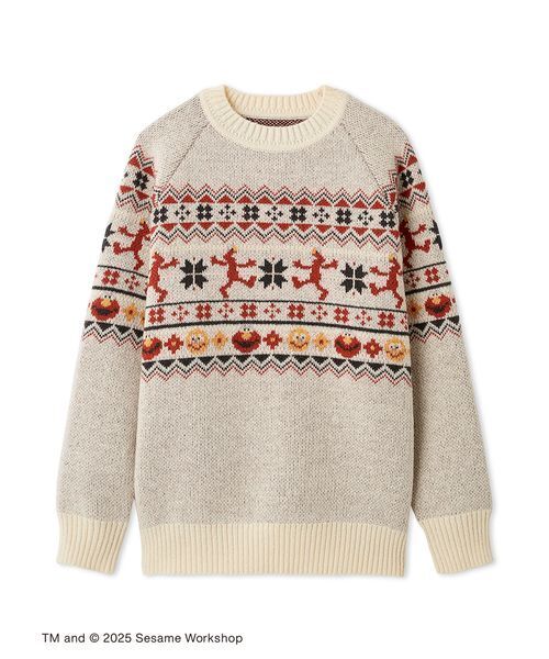 SESAME STREET（セサミストリート） ニット セーター 「UNISEX