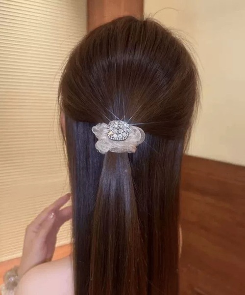 ALMO シュシュ キラキラスクエアヘアゴム(RO) : ZOZOTOWN Yahoo!店