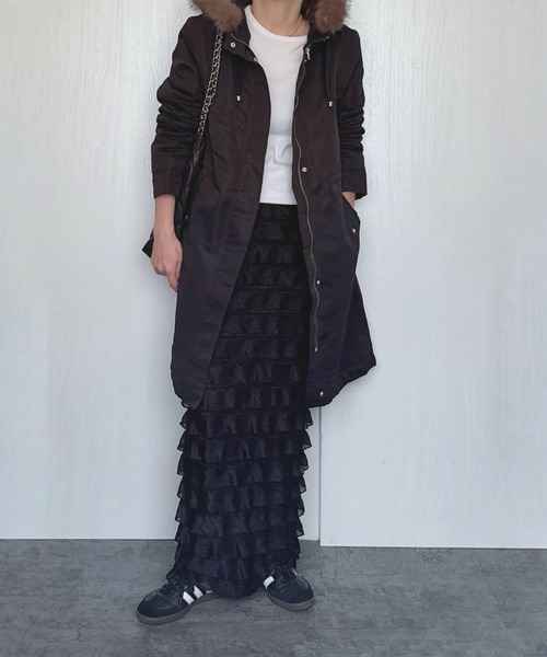 libelle more（リベル モア） モッズコート コート 「撥水加工付」裏