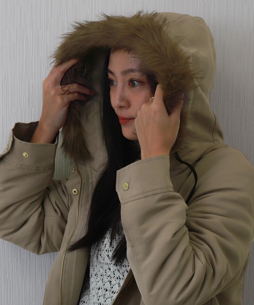 libelle more（リベル モア） モッズコート コート 「撥水加工付」裏