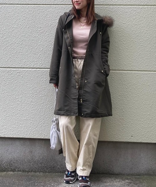 libelle more（リベル モア） モッズコート コート 「撥水加工付」裏