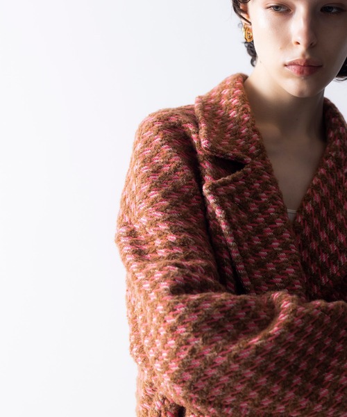 「NOISE MAKER」 チェスターコート 38 キャメル レディース_画像4