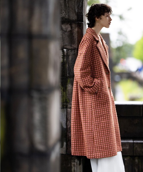 「NOISE MAKER」 チェスターコート 38 キャメル レディース_画像8