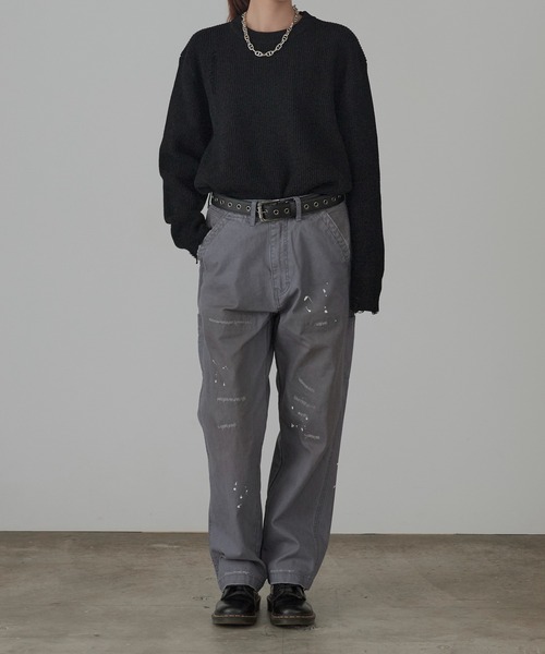 リベレイダース　ワークパンツ　Lサイズ Liberaiders（リベレイダース） チノパン REPAIRED CANVAS WORK PANTS