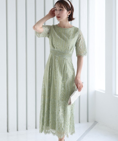 「PourVous」 半袖ワンピース X-LARGE ピンク レディース_画像4