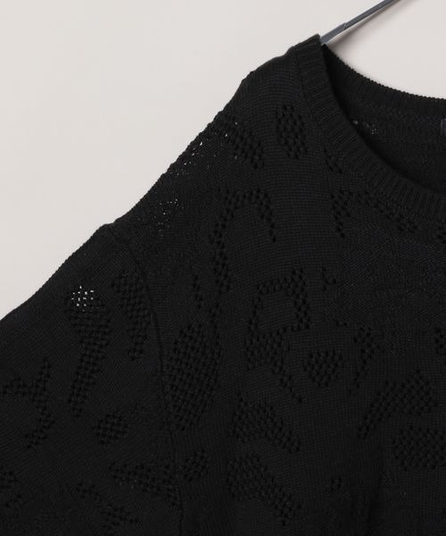 「JEANASIS」 長袖ニット FREE パープル レディース_画像4