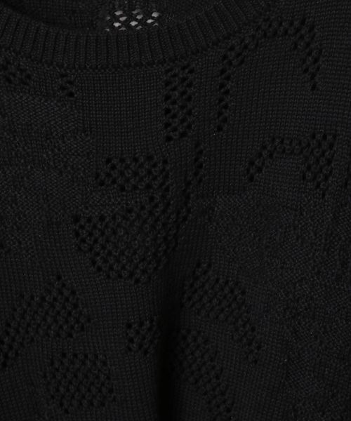 「JEANASIS」 長袖ニット FREE パープル レディース_画像9