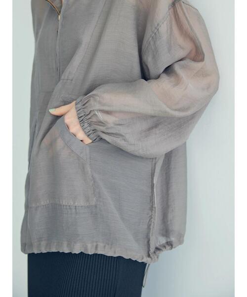 「AMERICAN HOLIC」 プルオーバーパーカー L モカ レディース_画像8