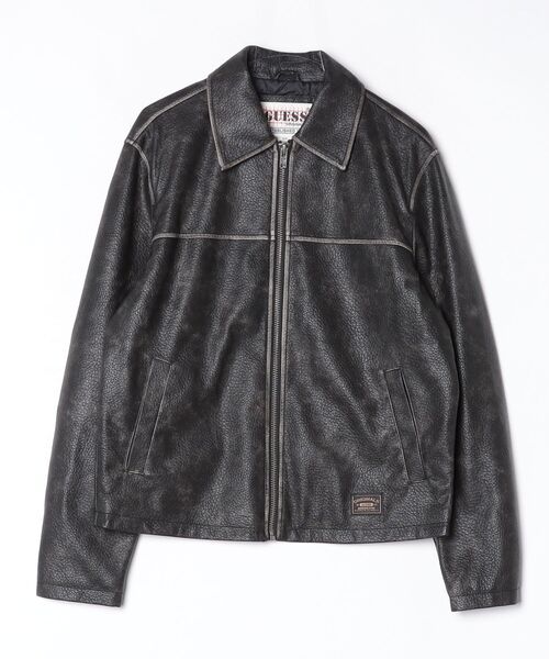 GUESS（ゲス） ブルゾン アウター GUESS Originals Pu Leather Jacket