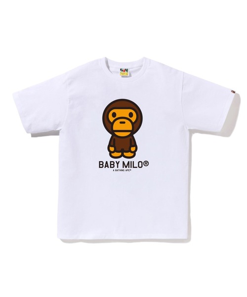 A BATHING APE（アベイシングエイプ） tシャツ BABY MILO TEE メンズ