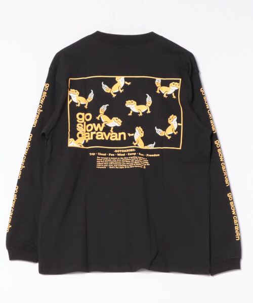 「go slow caravan」 長袖Tシャツ X-LARGE ブラック メンズ_画像5
