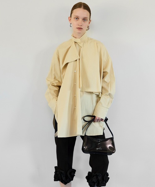 24時間以内発送 未使用品 希少カラー Leather Waist Bag MAISON SPECIAL（メゾンスペシャル） ハンドバッグ Clear Skinny Bag