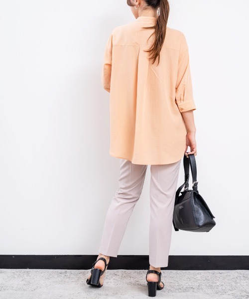 「ANNA LUNA」 7分袖ブラウス LARGE ブラック レディース_画像8