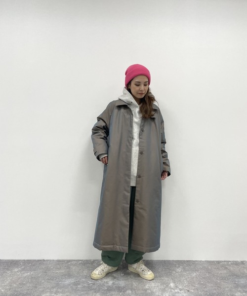 niko and…（ニコアンド） ステンカラーコート MEDIUM キャメル