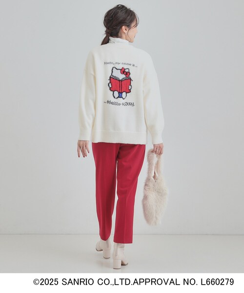 sanrio（サンリオ） カーディガン 「HELLO KITTY コラボ」Vネックジャ