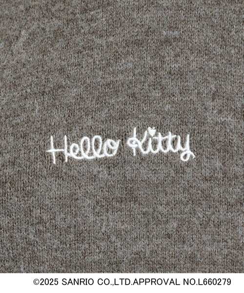 sanrio（サンリオ） カーディガン 「HELLO KITTY コラボ」Vネックジャ