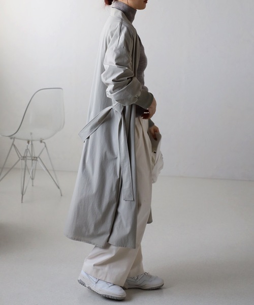 「＆HALF」 「noa-ge」コート M ブラック レディース_画像8