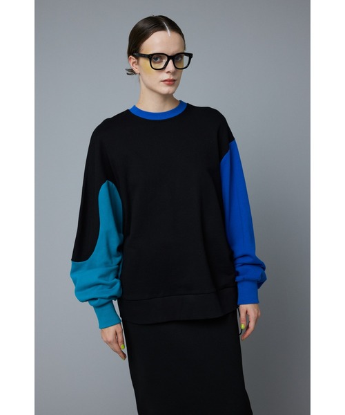 HeRIN.CYE スウェットカットソー FREE ブラック レディース : ZOZOTOWN