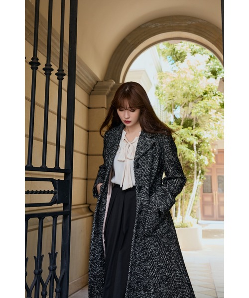 Her lip to チェスターコート S ブラック レディース : ZOZOTOWN Yahoo