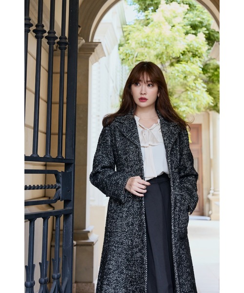 Her lip to チェスターコート S ブラック レディース : ZOZOTOWN Yahoo