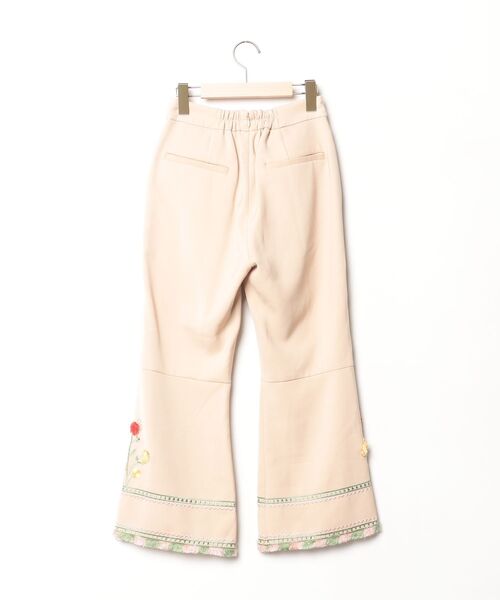 「LILY BROWN」 クロップドパンツ 0 ベージュ レディース_画像2