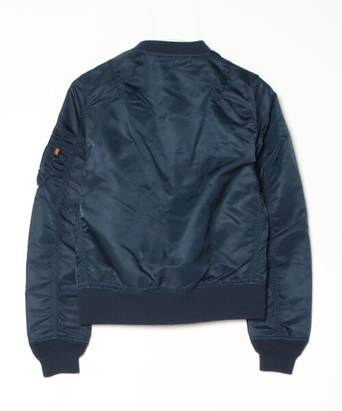 「Alpha Industries」 ナイロンブルゾン「URBAN RESEARCH IDコラボ」 X-SMALL ネイビー メンズ_画像2