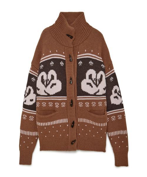 SORIN（ソリン） カーディガン SWAN Motif Cowichan Cardigan/スワン