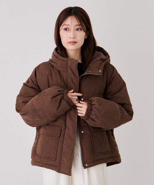 ☆LOUNGE LIZARD☆ コーデュロイブルゾン/アウター/中綿/日本製 NAUTICA（ノーティカ） ブルゾン アウター 中綿 ブリーチ コーデュロイ