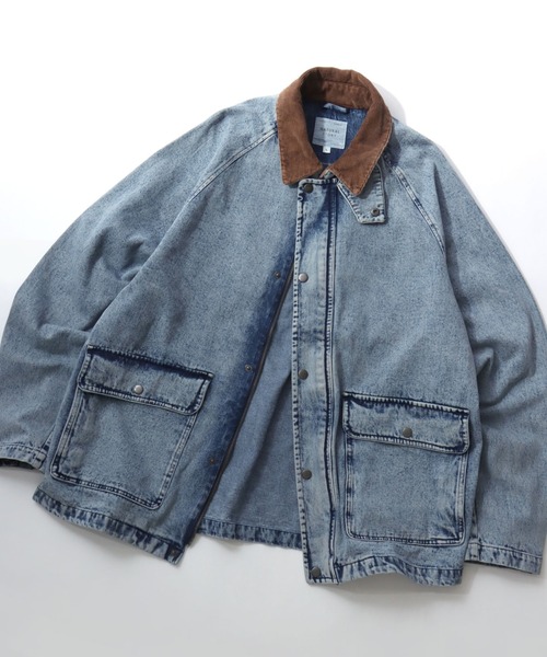Lazar（ラザル） ブルゾン アウター Denim ＆ Canvas Hunting Jacket