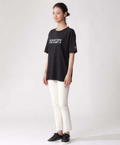 「ECOALF」 半袖Tシャツ L ホワイト レディース_画像3