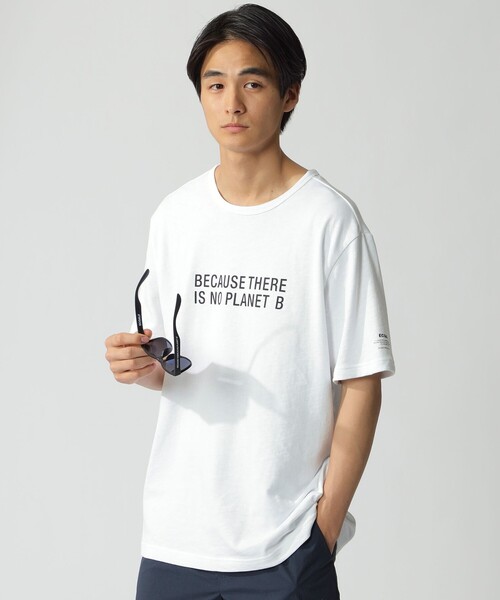 「ECOALF」 半袖Tシャツ L ホワイト レディース_画像4