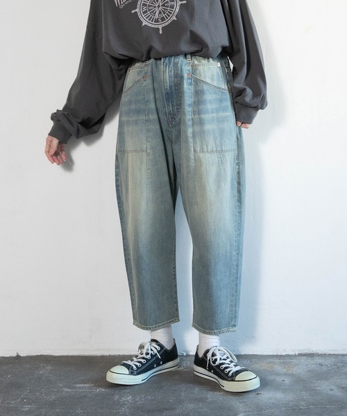 URCH RNA ジーンズ デニム デニムパンツ R4414 クロップドデニムパンツ
