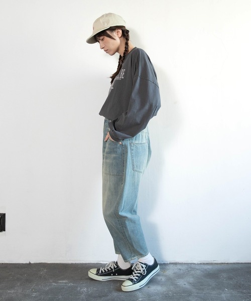 URCH RNA ジーンズ デニム デニムパンツ R4414 クロップドデニムパンツ