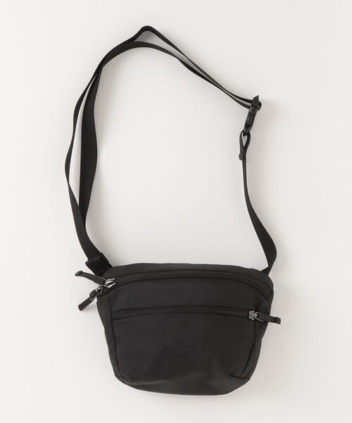 ARC'TERYX（アークテリクス） 刺繍ショルダーバッグ - ブラック メンズ